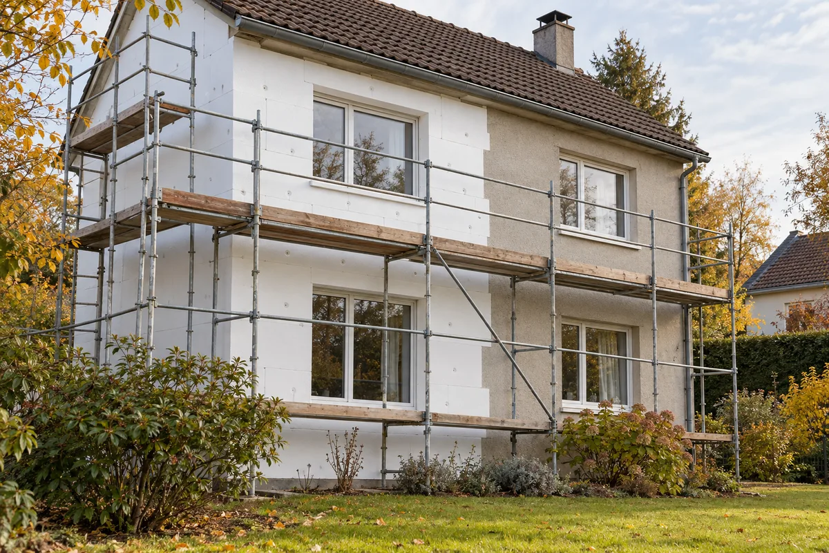 Isoler par l'extérieur une maison des années 60 à 80